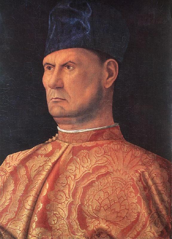 BELLINI, Giovanni Portrait of a Condottiere (Jacopo Marcello)  yr6 Germany oil painting art